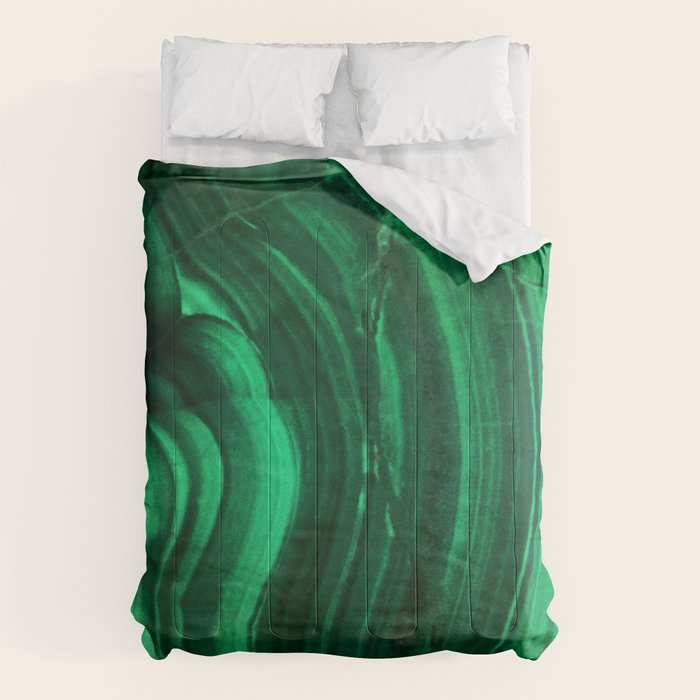 Malachite Texture Comforter Gallery Image 1