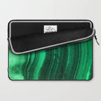 Malachite Texture Laptop Sleeve Gallery Image 2
