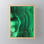 Malachite Texture Mini Art Print Gallery Image 1