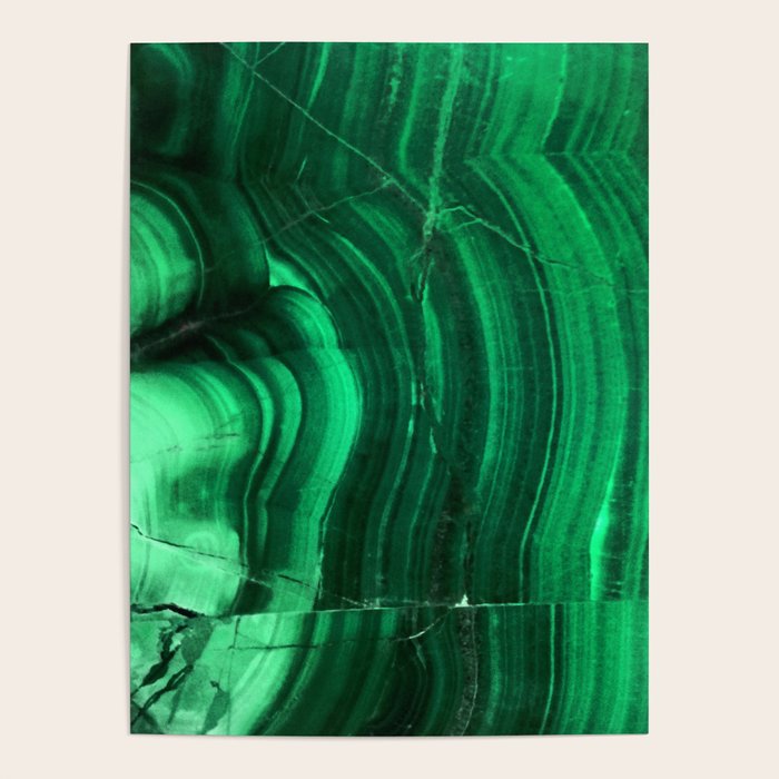 Malachite Texture Poster Gallery Image 4