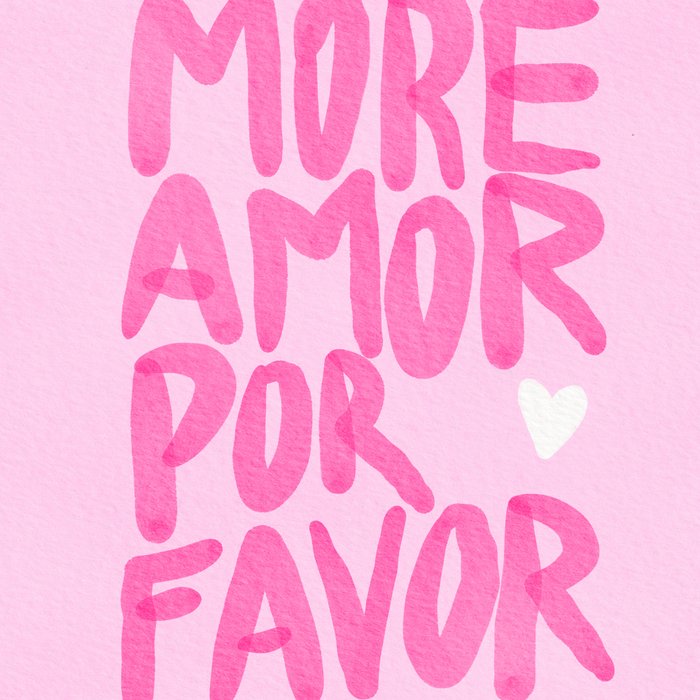 Pink Maximalist Quote - More Amor Coffee Mug Gallery Image 2