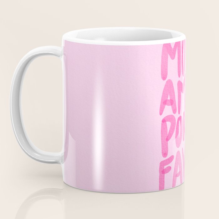 Pink Maximalist Quote - More Amor Coffee Mug Gallery Image 3