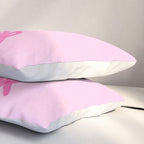 Pink Maximalist Quote - More Amor Pillow Sham Gallery Image 3