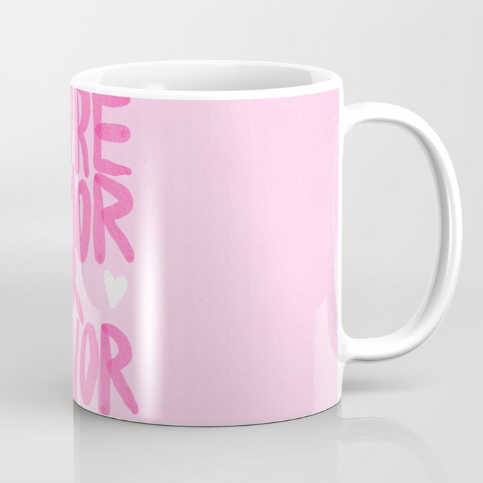 Pink Maximalist Quote - More Amor Coffee Mug Gallery Image 1