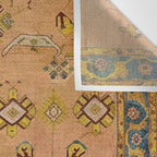 Persian Heritage Rug Design in Warm Earth Tones Wall Tapestry Gallery Image 3