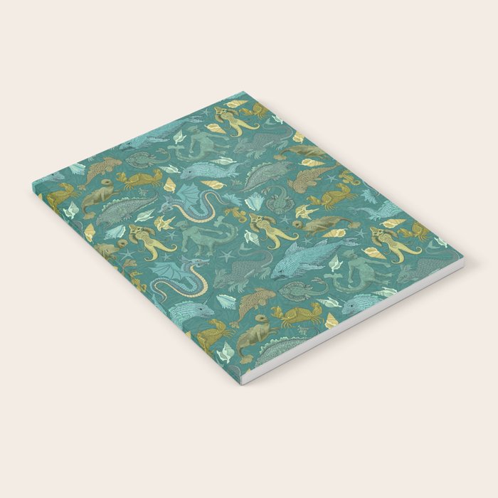 Deepsea Cryptids in Sea Green Notebook Gallery Image 1