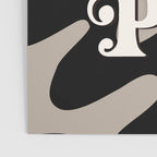 This Must Be The Place - 70s, Vintage, Retro, Abstract Pattern (Black & Beige) Poster Gallery Image 3