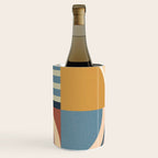 Abstract Bauhaus Geometry Sophisticated Autumn Wine Chiller Gallery Image 3