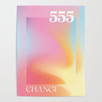Gradient Angel Number 555 Change Poster Gallery Image 4