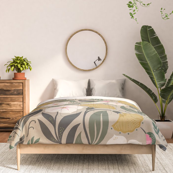 Hummingbird and Flowers Comforter Gallery Image 3