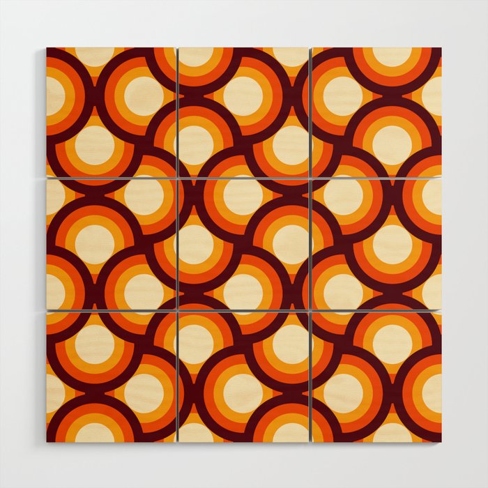 Mid Century Modern 60 Wood Wall Art Gallery Image 1