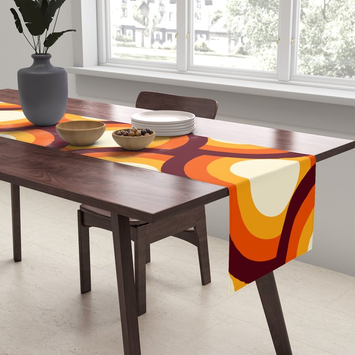 Mid Century Modern 60 Table Runner Gallery Image 2