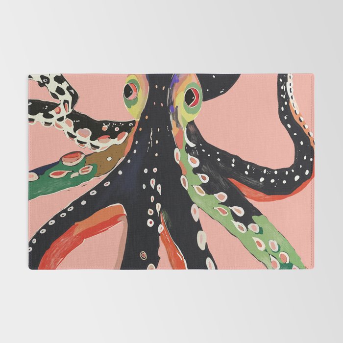 Colorful Octopus Rug Gallery Image 2