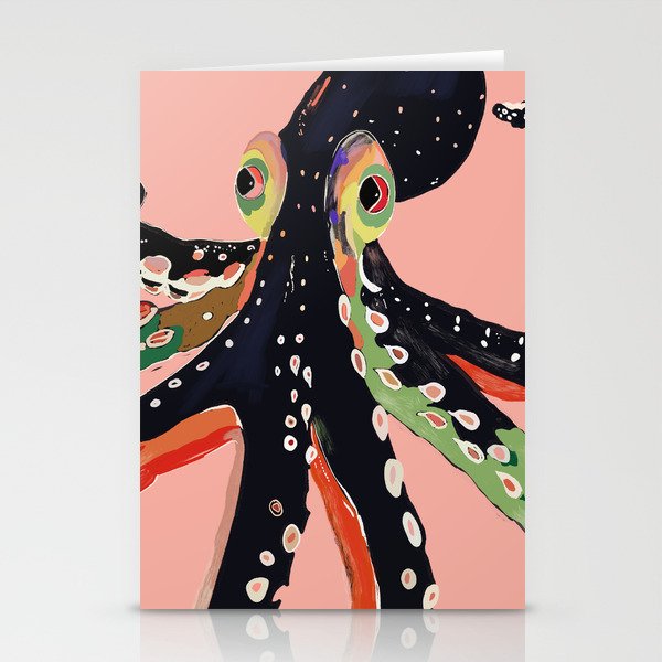 Colorful Octopus Stationery Card Gallery Image 2