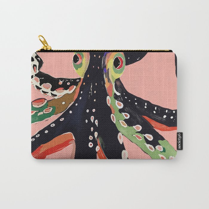 Colorful Octopus Carry All Pouch Gallery Image 1