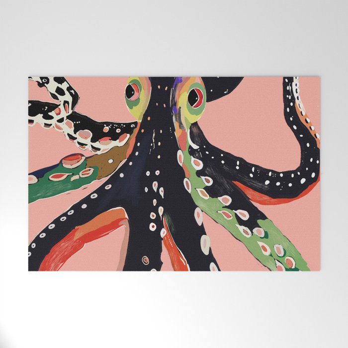 Colorful Octopus Welcome Mat Gallery Image 1