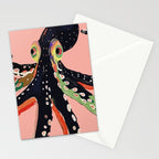 Colorful Octopus Stationery Card Gallery Image 2