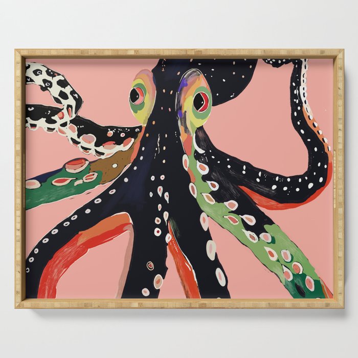 Colorful Octopus Serving Tray Gallery Image 1