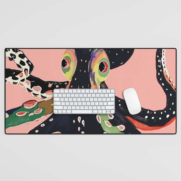 Colorful Octopus Desk Mat