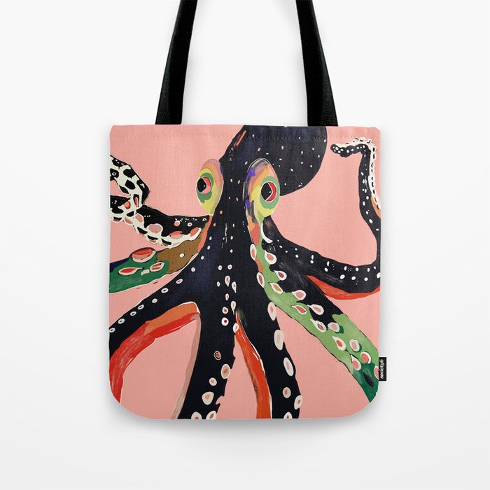 Colorful Octopus Tote Bag Gallery Image 1