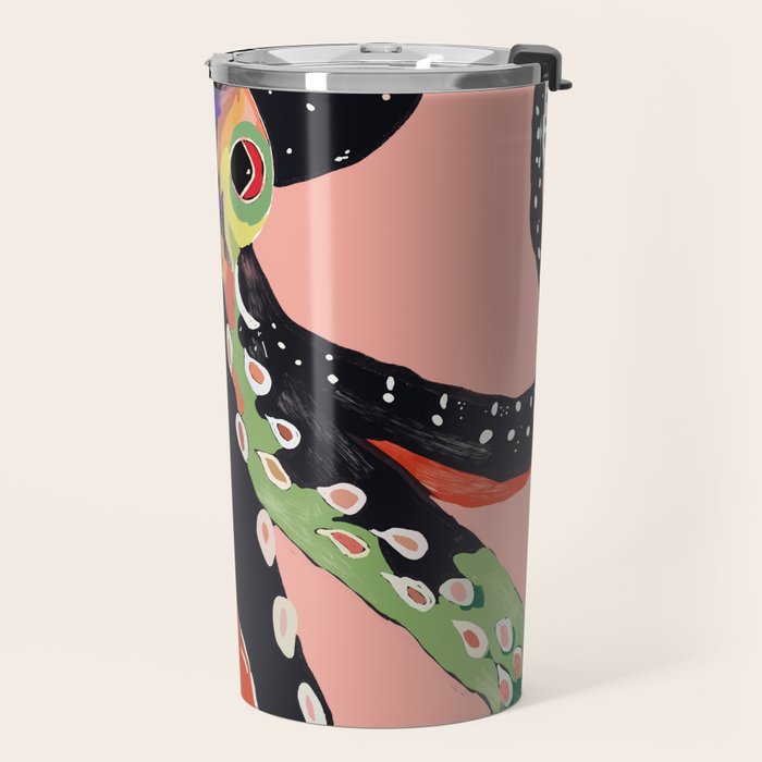 Colorful Octopus Travel Mug Gallery Image 2
