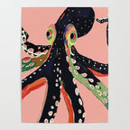 Colorful Octopus Poster Gallery Image 4