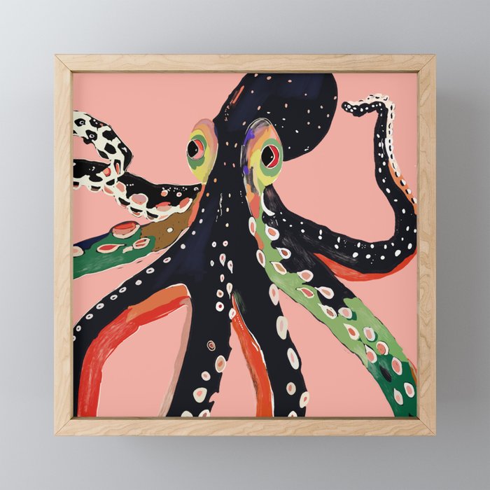 Colorful Octopus Mini Art Print