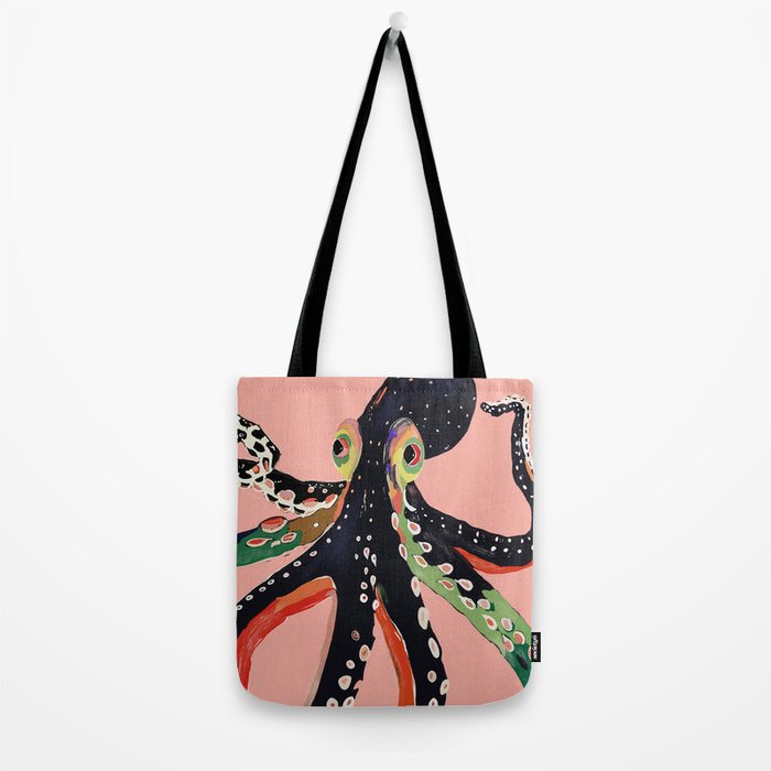 Colorful Octopus Tote Bag Gallery Image 2
