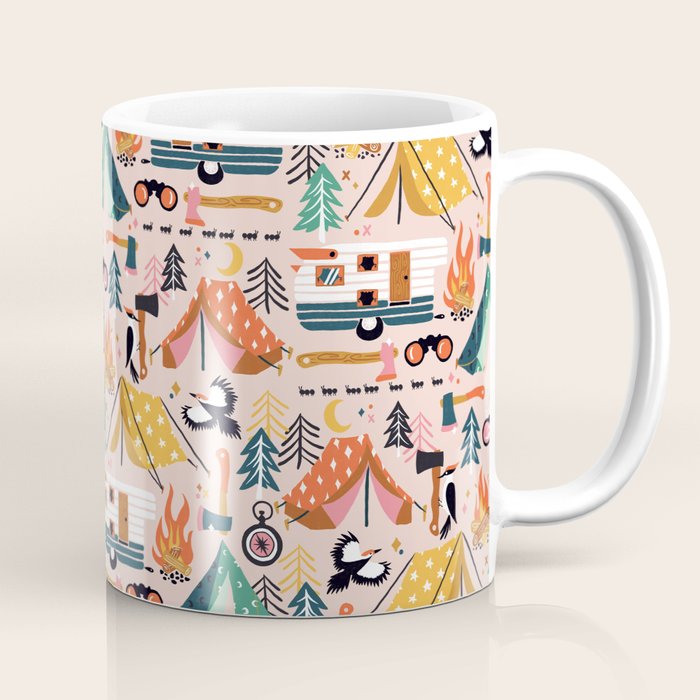 Camping Kit - Blush Palette Coffee Mug Gallery Image 1