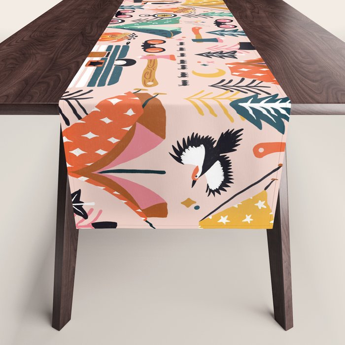 Camping Kit - Blush Palette Table Runner Gallery Image 1