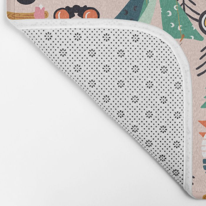 Camping Kit - Blush Palette Bath Mat Gallery Image 2