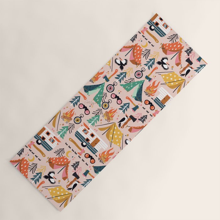 Camping Kit - Blush Palette Yoga Mat Gallery Image 1