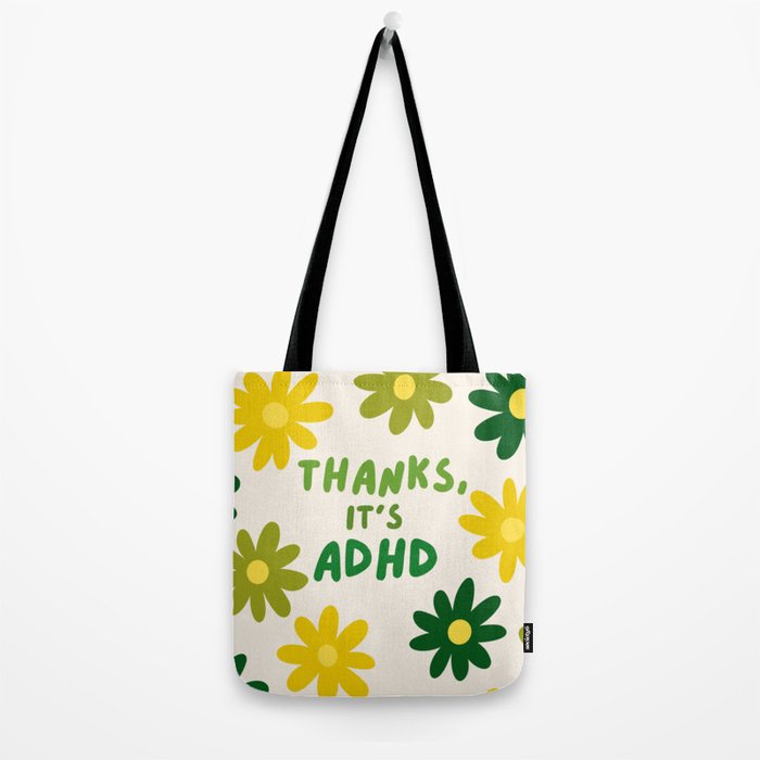 Thanks, It's ADHD Tote Bag Gallery Image 2