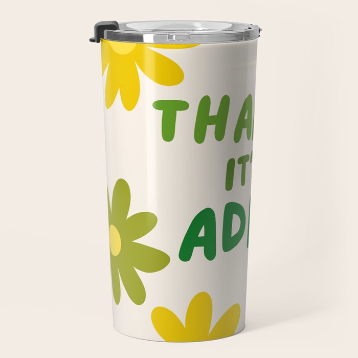 Thanks, It's ADHD Travel Mug Gallery Image 3