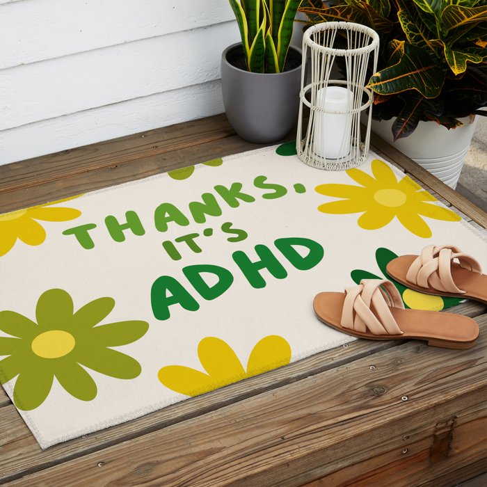 Thanks, It's ADHD Outdoor Rug Gallery Image 2