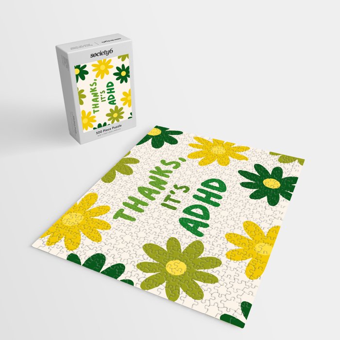Thanks, It's ADHD Jigsaw Puzzle Gallery Image 2