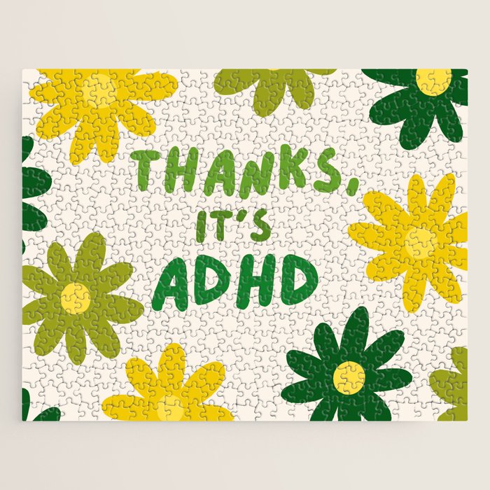 Thanks, It's ADHD Jigsaw Puzzle Gallery Image 1