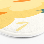Yellow flowers Bath Mat Gallery Image 3