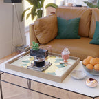 Yellow flowers Serving Tray Gallery Image 2