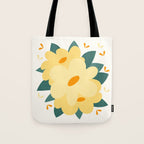 Yellow flowers Tote Bag Gallery Image 1