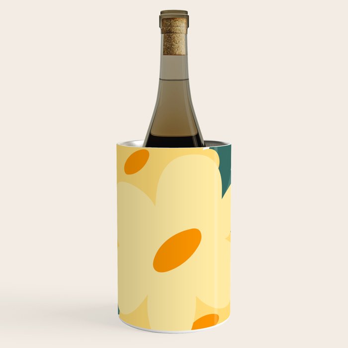 Yellow flowers Wine Chiller Gallery Image 1