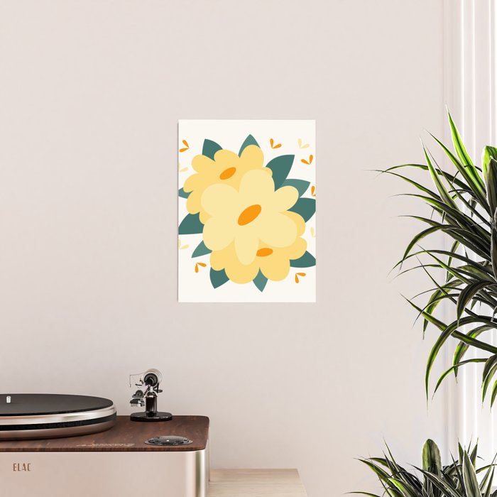 Yellow flowers Poster Gallery Image 2