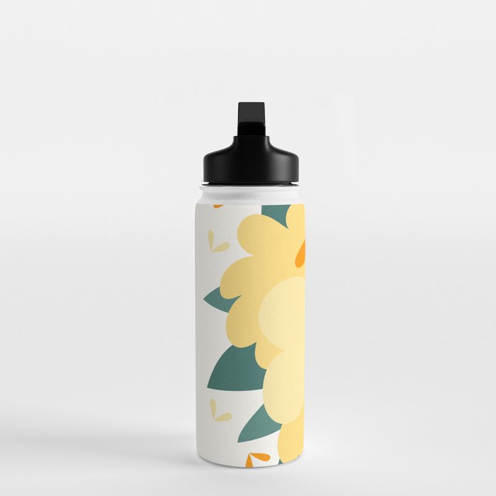 Yellow flowers Water Bottle Gallery Image 3