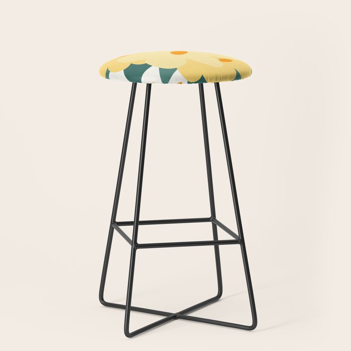 Yellow flowers Stool Gallery Image 1