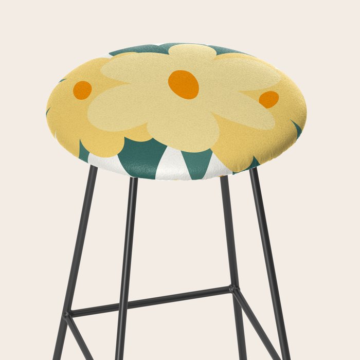 Yellow flowers Stool Gallery Image 2