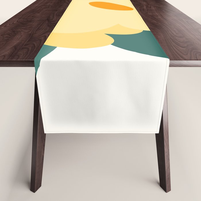 Yellow flowers Table Runner Gallery Image 1