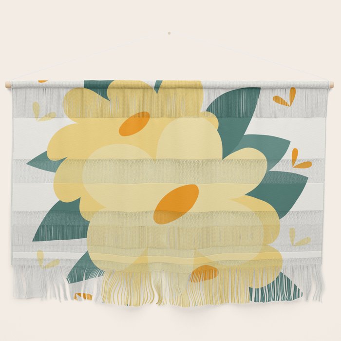 Yellow flowers Wall Hanging Gallery Image 1