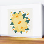Yellow flowers Wall Mural Gallery Image 2