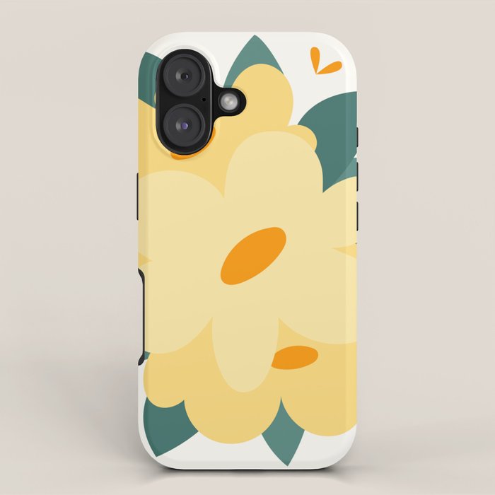 Yellow flowers iPhone Case Gallery Image 1