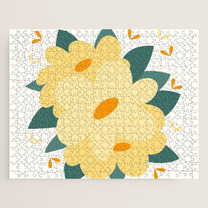 Yellow flowers Jigsaw Puzzle Gallery Image 1